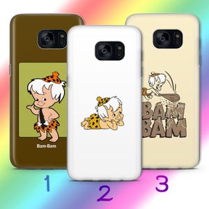 Custodia per telefono Flintstones A5 per Samsung Galaxy S5 S6 S7 S8 S9 Edge Plus LTE NEO Models Cartone animato americano Sitcom animata Dinosauri Dino
