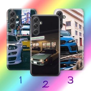 JDM Car A6 Phone Case Cover For Samsung A13 A14 A15 A16 A25 A26 A33 A34 A35 A36 A53 A54 A55 A56 A72 A73 + More Models Japanese Racing Car
