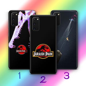 Jurassic Park A8 Telefoon Case Cover Voor Samsung Galaxy S20 S21 S22 S23 S24 FE S25 Plus Ultra Modellen Jurassic World Dinosaurussen T-Rex Dino Movie