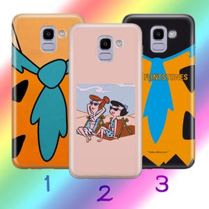 Custodia per telefono Flintstones A1 per Samsung Galaxy A3 A5 A6 A7 A8 J3 J5 J6 J7 2016 - 2018 Modelli Cartone animato americano Sitcom animata Dinosauri