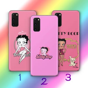 Custodia per telefono Betty Boop A9 per Samsung Galaxy S20 S21 S22 S23 S24 FE S25 Plus Ultra Modelli Personaggio dei cartoni animati americani Donna Bellezza