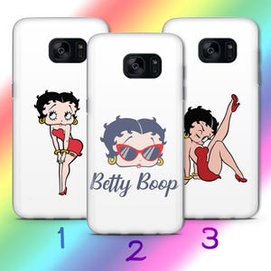 Custodia per telefono Betty Boop A3 per Samsung Galaxy S5 S6 S7 S8 S9 Edge Plus LTE NEO Models Personaggio dei cartoni animati americano Donna Bella donna