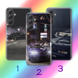 JDM Car A2 Phone Case Cover For Samsung A13 A14 A15 A16 A25 A26 A33 A34 A35 A36 A53 A54 A55 A56 A72 A73 + More Models Japanese Racing Car