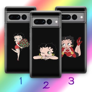 Custodia per telefono Betty Boop A2 per Google Pixel 6 6A 7 7A 8 8A 9 9A Pro XL Modelli Personaggio dei cartoni animati americani Donna Bella Donna