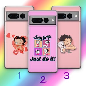 Custodia per telefono Betty Boop A5 per Google Pixel 6 6A 7 7A 8 8A 9 9A Pro XL Modelli Personaggio dei cartoni animati americani Donna Bella Donna