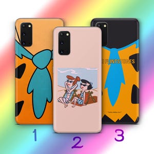 Flintstones A2 Phone Case Cover For MANY VARIOUS Samsung Galaxy Models American Cartoon Animated Sitcom Dinosaurs Dino