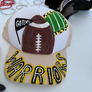 Hand painted trucker Hat