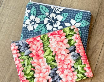 Hawaiianska dragkedjepåsar / Hawaiianska lei / Plånboksväska / Necessärer