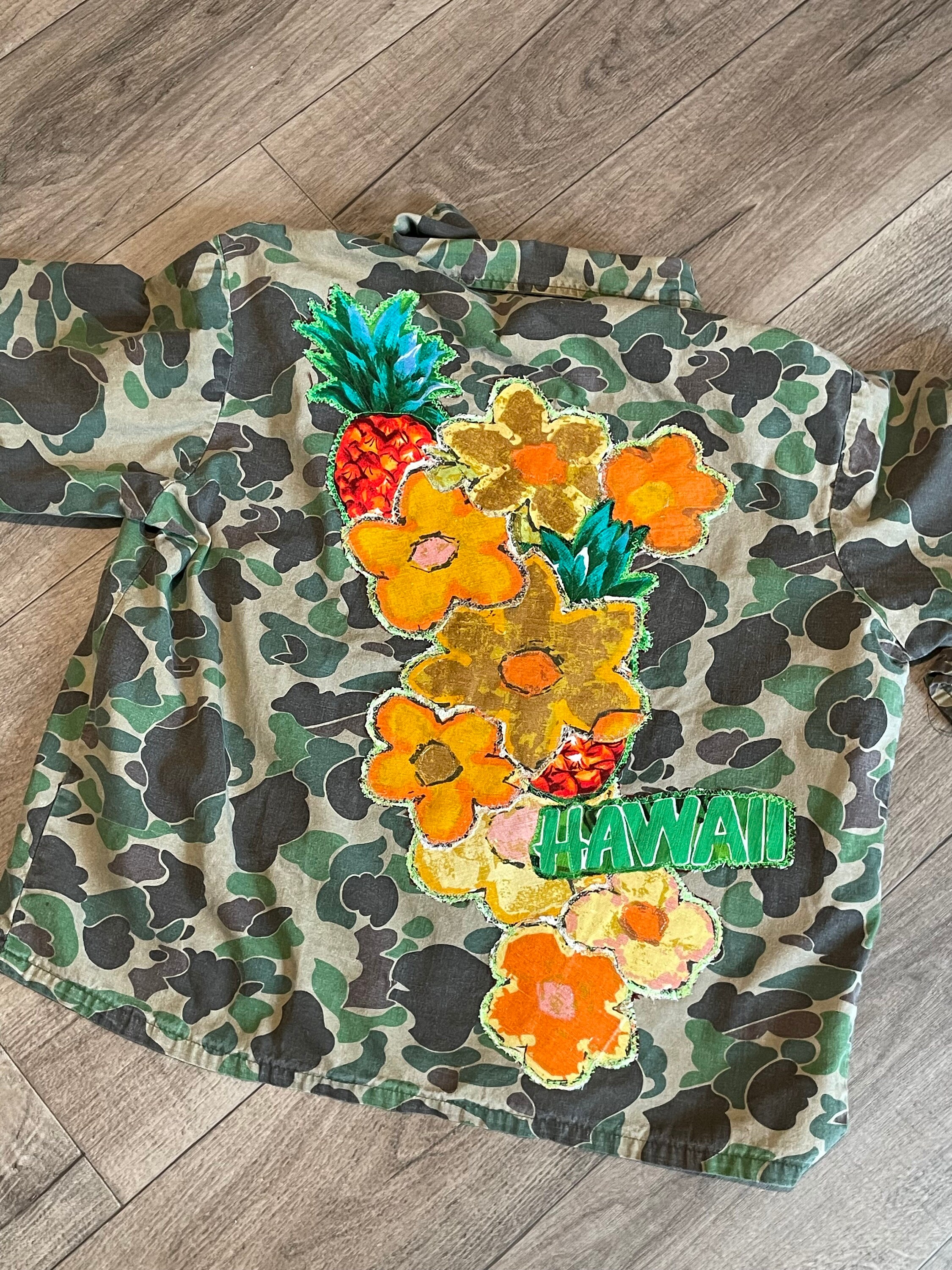 70s Hawaiian Jacket - Etsy