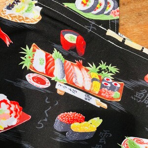 Sushi Grocery Bag / Market Bag / Reusable Bags / Eco Friendly image 7