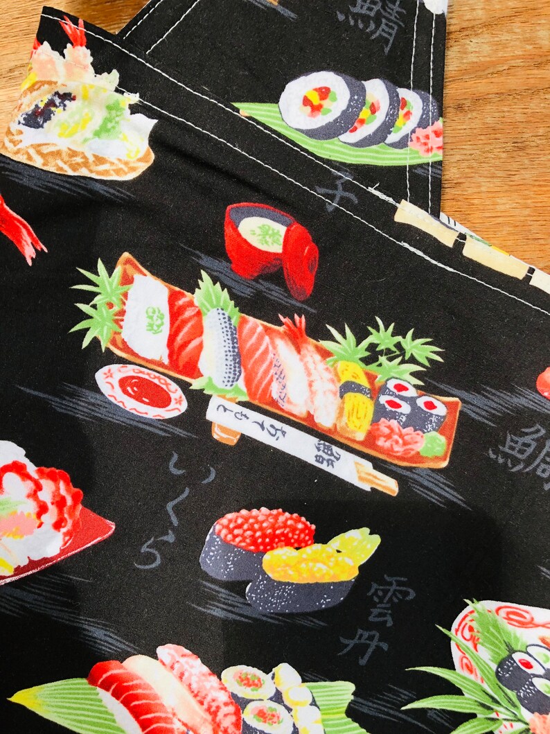 Sushi Grocery Bag / Market Bag / Reusable Bags / Eco Friendly image 7