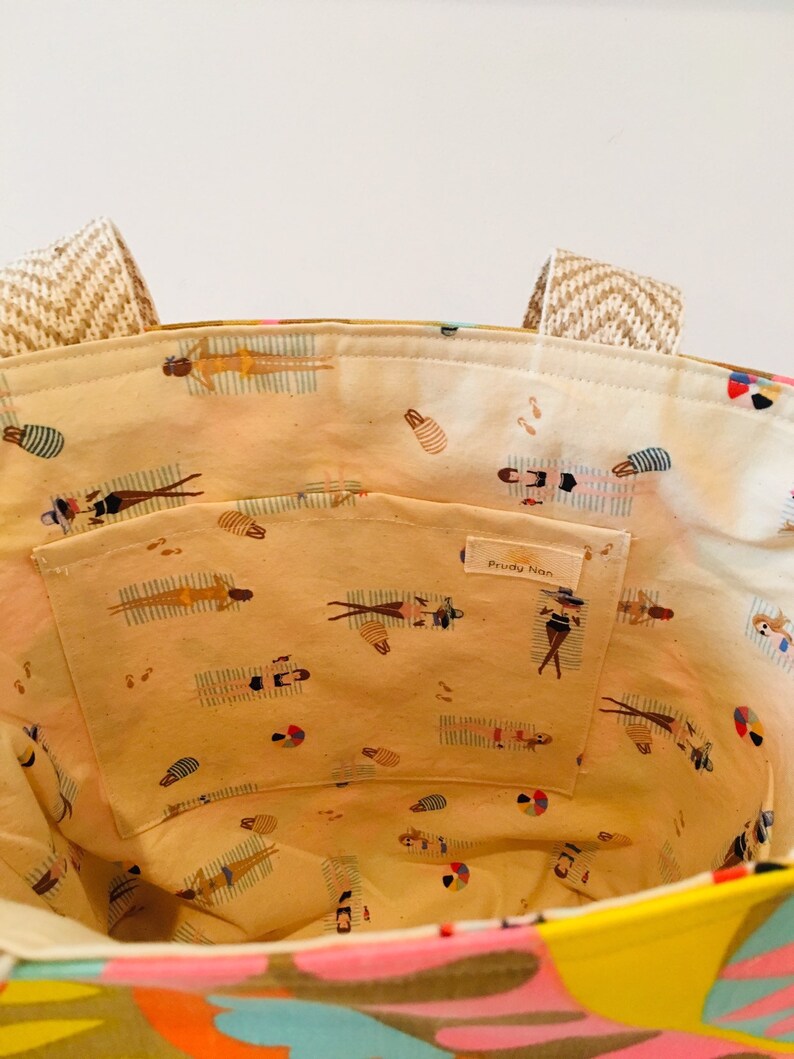 Vintage Canvas Mini Tote Handbag Vintage Resort Wear