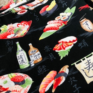 Sushi Grocery Bag / Market Bag / Reusable Bags / Eco Friendly image 8