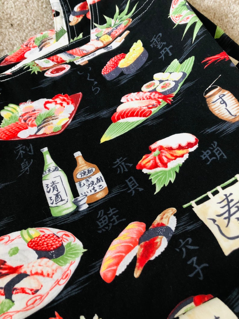 Sushi Grocery Bag / Market Bag / Reusable Bags / Eco Friendly image 8