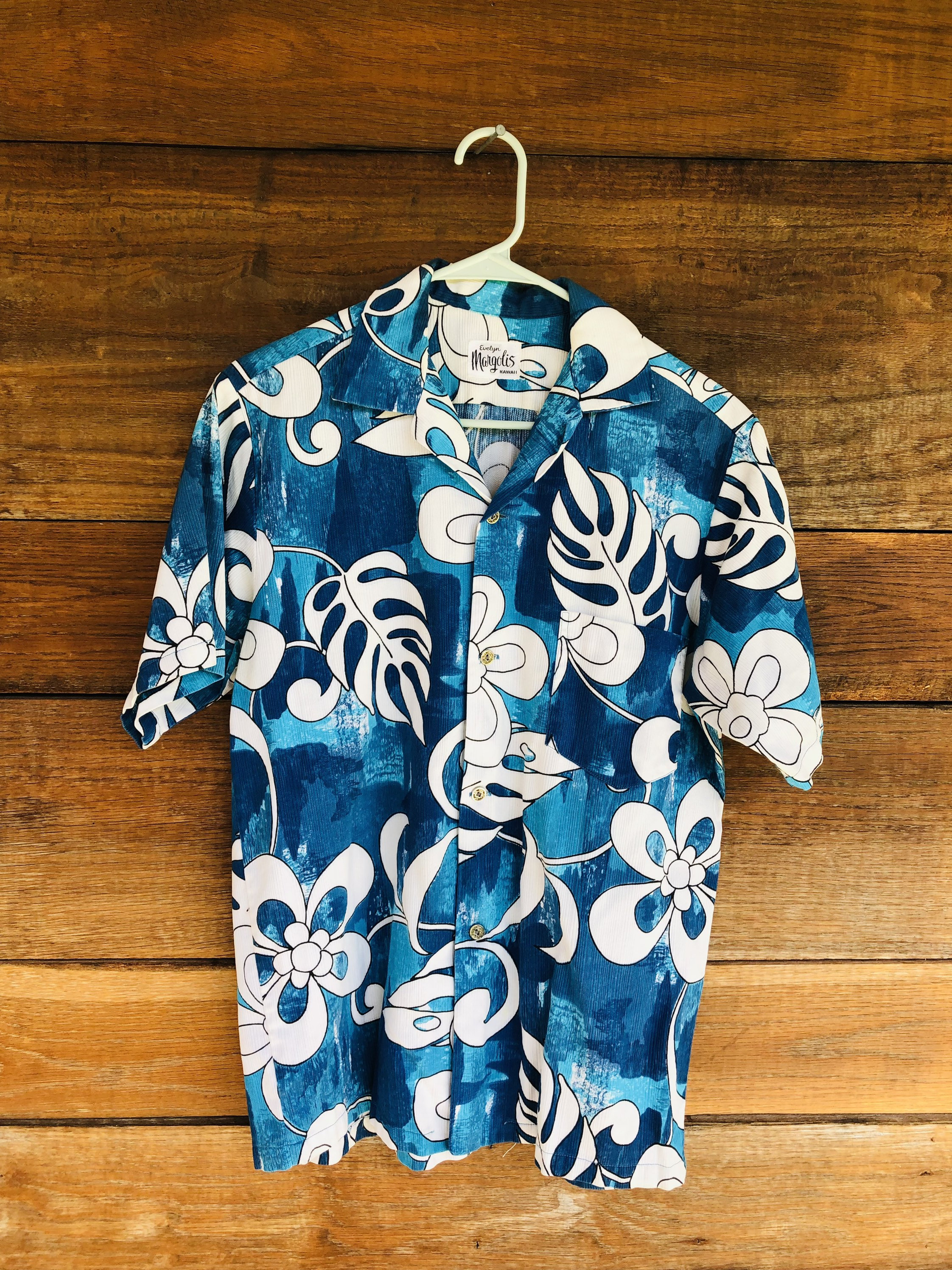 トップス 50s evelyn Margolis Hawaiian shirt Vintage 50s Hawaiian Shirt Evelyn Margolis Mens M Floral Red