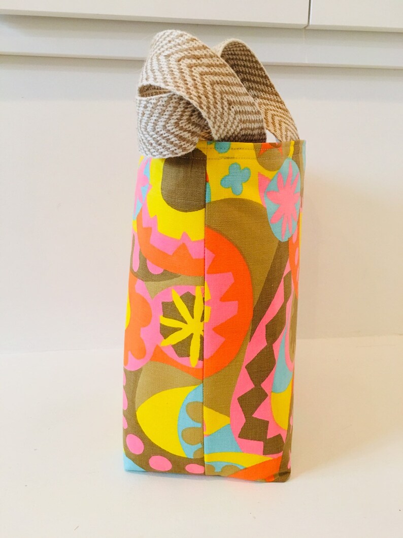 Vintage Canvas Mini Tote Handbag Vintage Resort Wear
