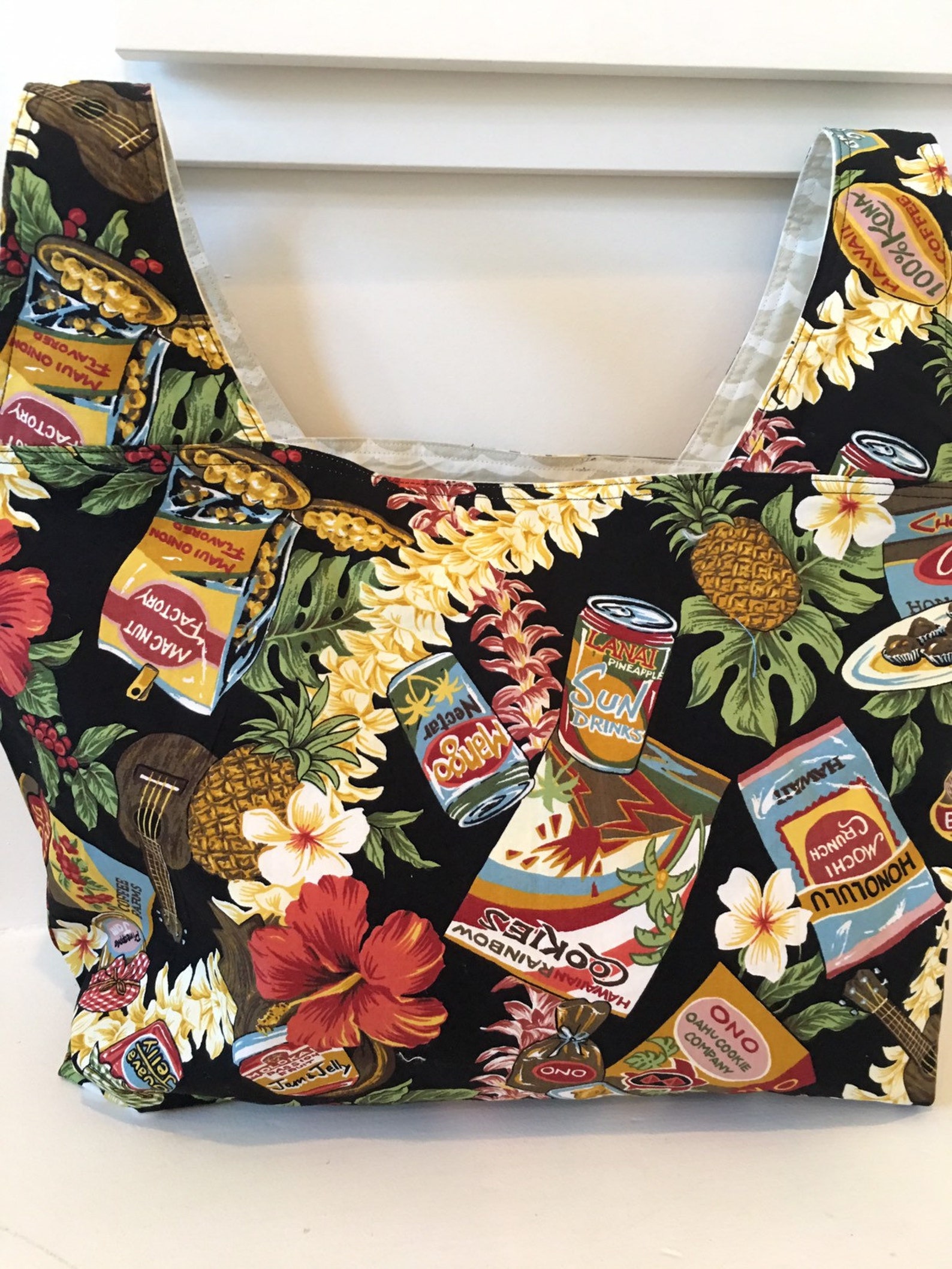 Bolsa Térmica Aislante Foodland Hawaii Poke Bowl – Reutilizable, Plegable Y Multicolor