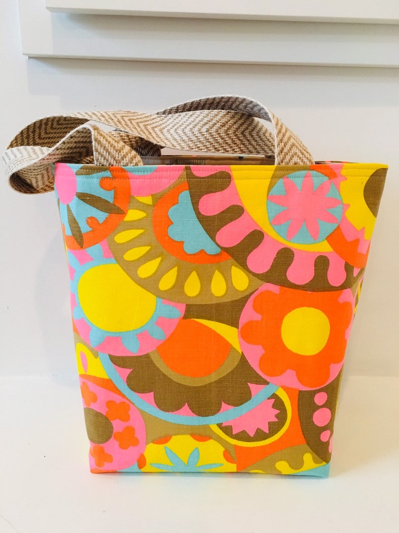 Vintage Canvas Mini Tote Handbag Vintage Resort Wear