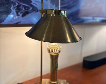 Vintage Paris–Orient Express Brass Table Lamp