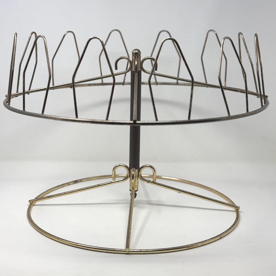 Show Rack Mcm Design Vintage MCM Metal Wire Floor Shoe Rack Display - Etsy