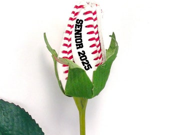 Senior 2025 Baseball Rose, Baseball Graduation, Baseball Senior Gift, Class of 2025 Baseball Gift, Baseball Flower