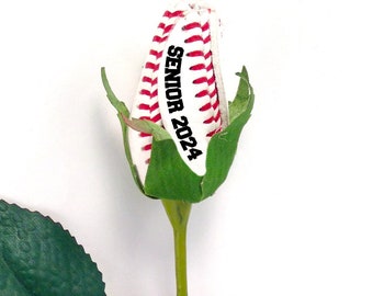 Senior 2024 Baseball Rose, Baseball Graduation, Baseball Senior Gift, Class of 2024 Baseball Gift, Baseball Flower