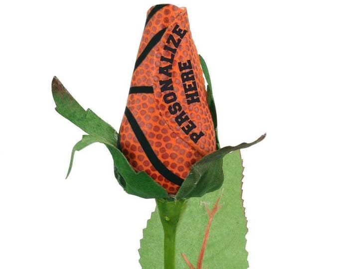 Personalized Basketball Rose Etsy