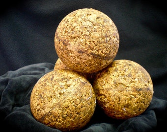 Large Decorative Ball | Large Cork Ball for Crafts | Massage Ball 3.25" (83mm)