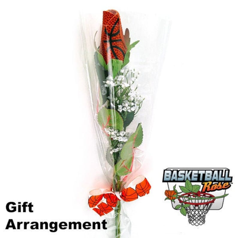 Personalized Basketball Rose Etsy
