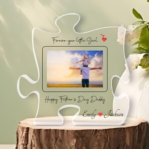 Personalized Photo Family, Dad Photo Gift, Gift for Grandpa, Gift from Daughter, Father&#39;s Day Gift, Dad Birthday Gift, Best Dad Gift