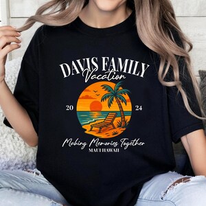 Custom Family Vacation 2025 Shirts, Making Memories Together, Personalized Family Beach Trip Shirt, Summer Family Tee, Summer Memories 2025
