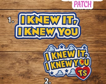 Toppa ricamata "I Knew It" Pop Star, Distintivo termoadesivo Cowgirl, Merchandising Country Western, Forniture per spille da giacca di jeans, Distintivo termoadesivo Toy Story