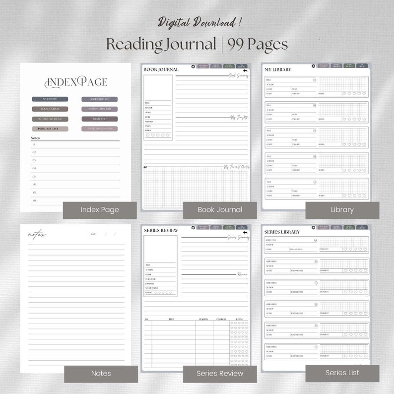 Kindle Scribe & Colorsoft Reading Journal: Book Review, Reading Tracker ...