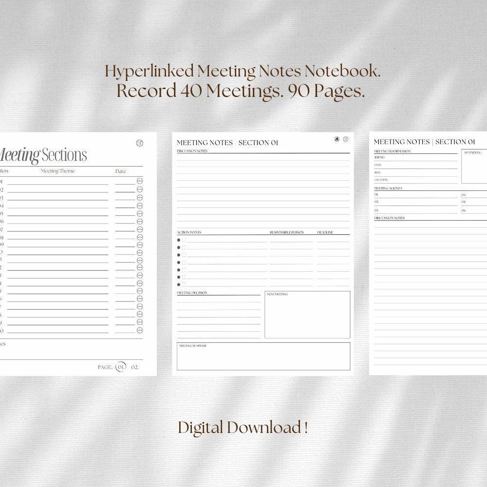 Productivity Bundle for Remarkable Paper Pro: Digital Notebook, Planner ...