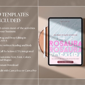 Klaviyo Email Marketing Templates: Skincare, Welcome Sequence Pink image 3