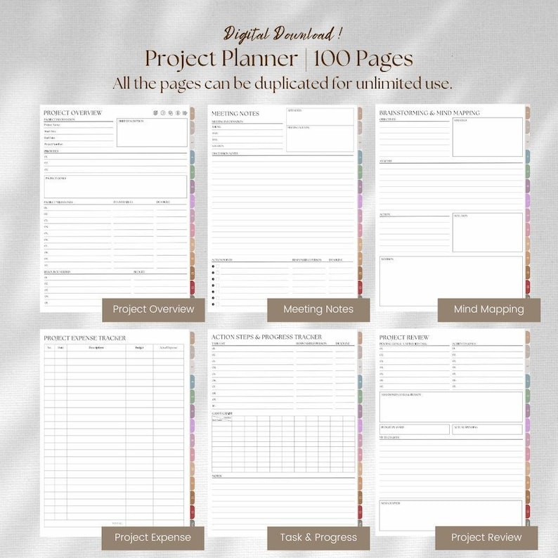Project Planner for Remarkable Paper Pro & Remarkable 2: Meeting Notes ...