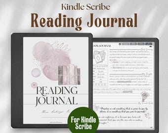 Kindle Scribe Reading Journal: Book Review & Reading Tracker (PDF)
