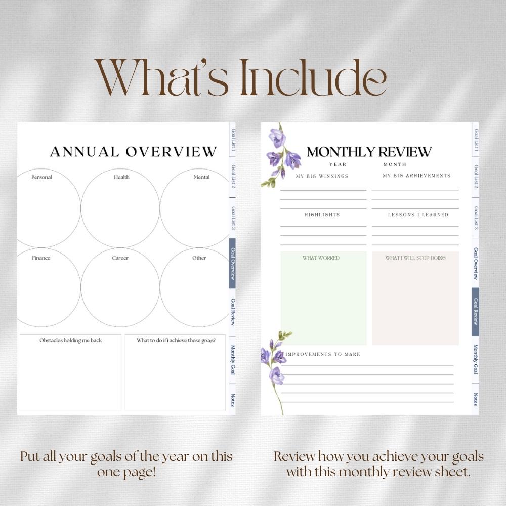 Goal Planner for Remarkable 2 & Paper Pro: SMART Goal Setting Template ...