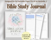 Bible Study Journal for reMarkable Paper Pro & ReMarkable 2: SOAP Reading Notes, Christian Planner