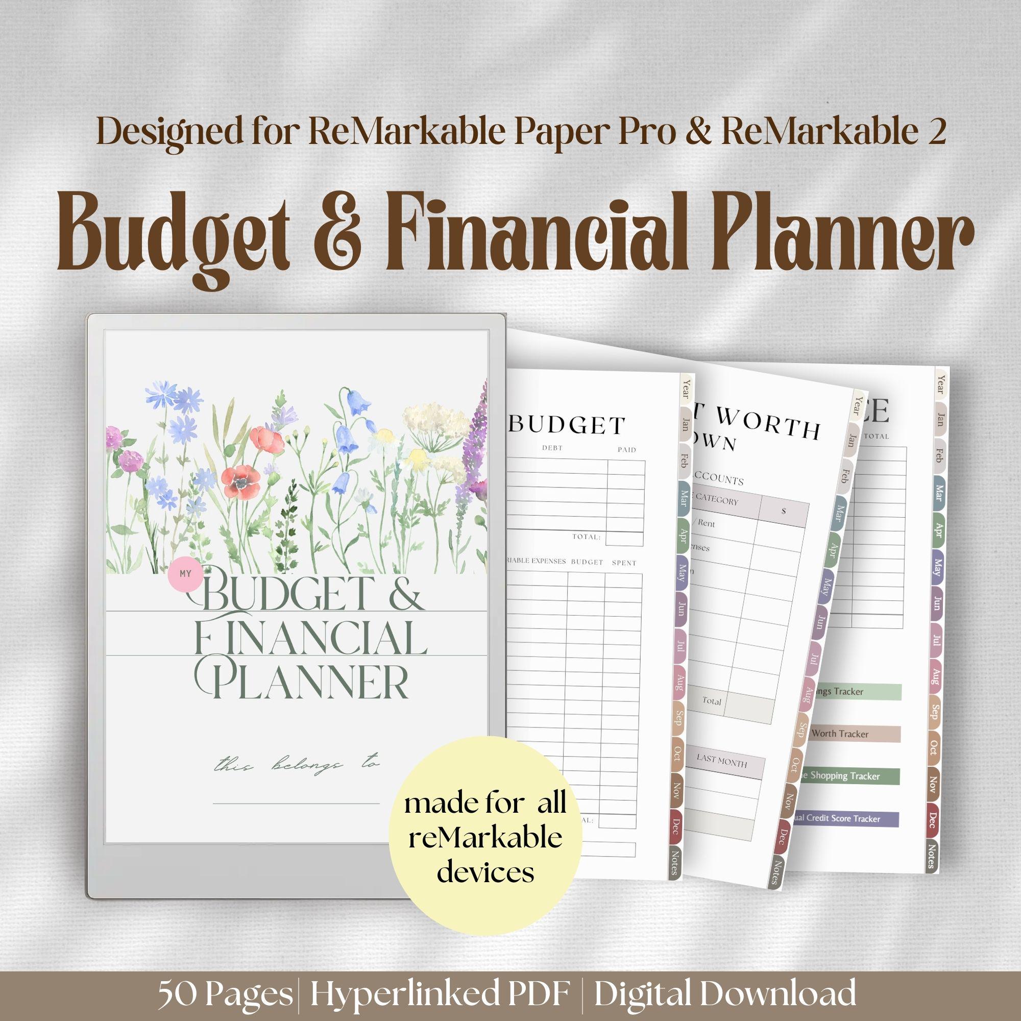 Productivity Bundle for Remarkable Paper Pro: Digital Notebook, Planner ...