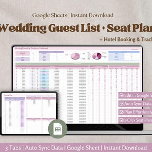 Google Sheets för bröllopsgästlista: OSA-spårning, bordsplanering och kalkylblad för hotellhantering