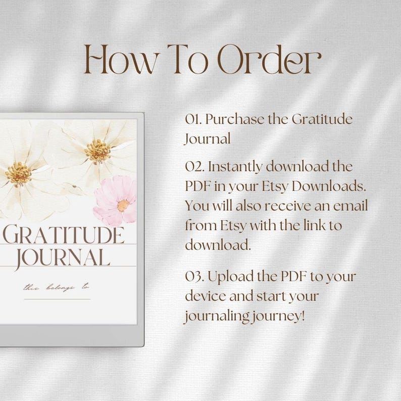 Gratitude Journal for Remarkable Paper Pro & Remarkable 2: Self Care ...