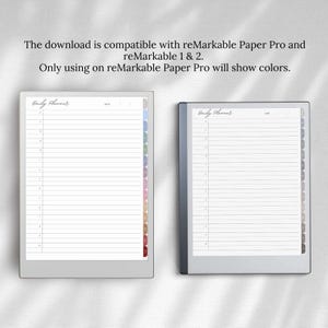 Digital Notebook for Remarkable Paper Pro & Remarkable 2: Meeting Notes ...