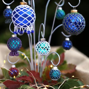 Blue ornaments