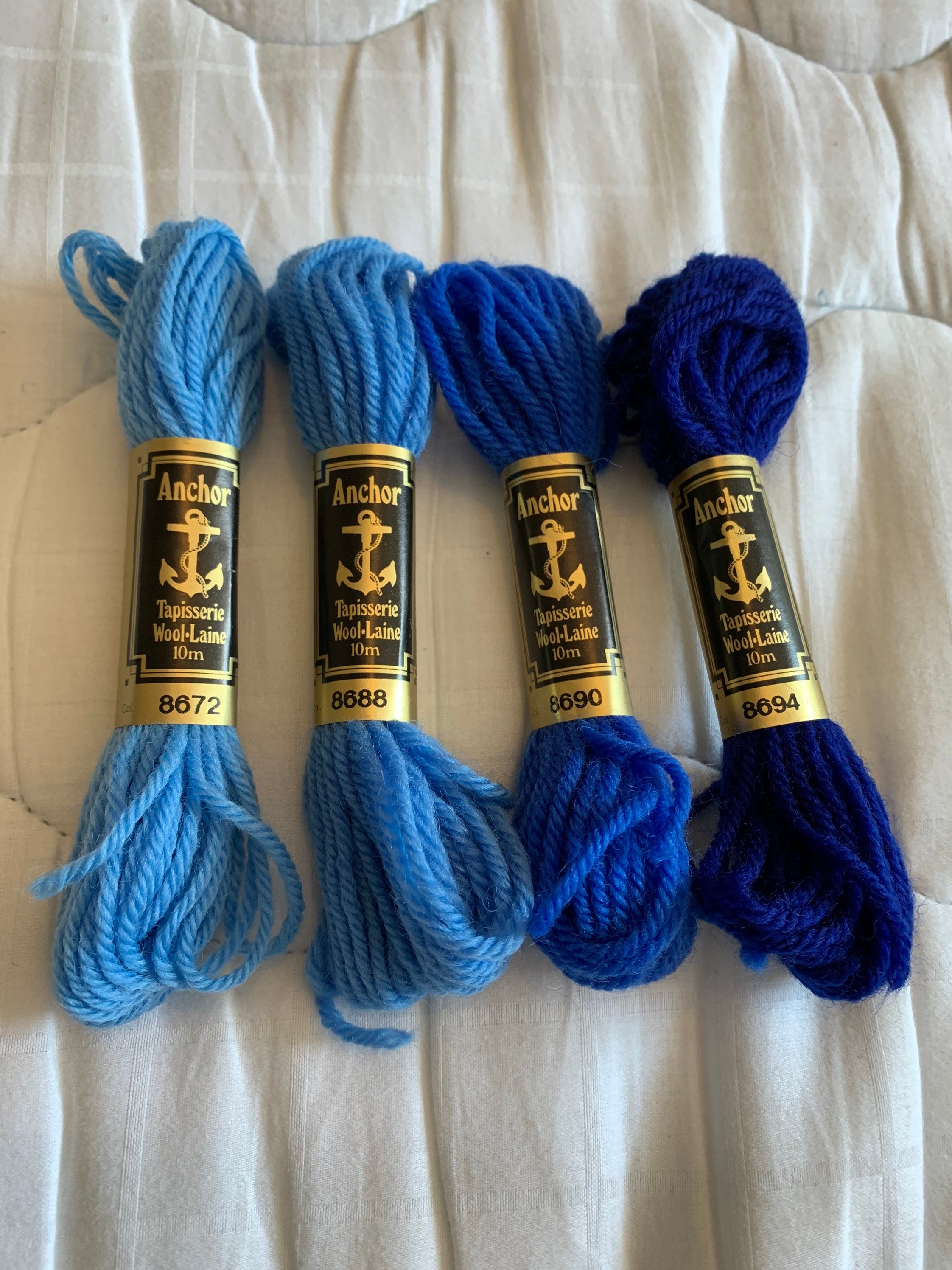 Anchor Tapestry tapisserie Wool Etsy