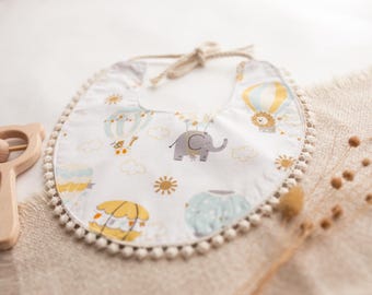 Baby Bib Sewing Pattern PDF: Vintage Reversible Bib (0-2 Years) (Digital Download)