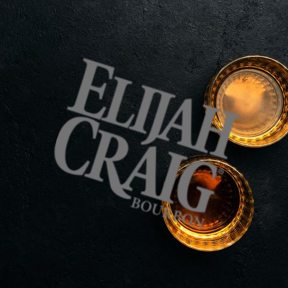 ELIJAH CRAIG Bourbon Logo | Bourbon and Whiskey SVG | Laser