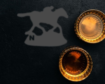 Blanton's N Horse Solid + | Bourbon and Whiskey SVG | Laser, Cricut, Glowforge Files | Digital Download | Great for xTool F2 Ultra UV!