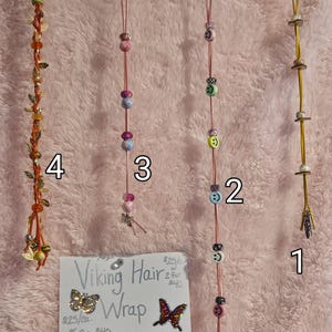 Beautiful Viking Hair Wraps