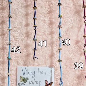 Beautiful Viking Hair Wraps